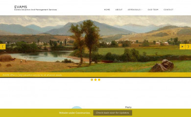 evams.com.au screenshot