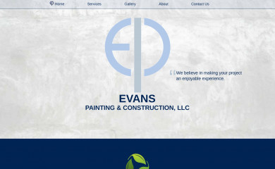 evanspaintingcompany.com screenshot
