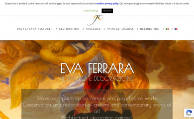 evaferrararestauri.it screenshot