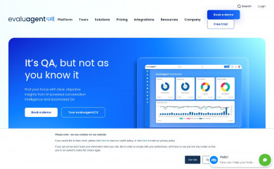 evaluagent.com screenshot