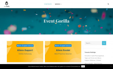 event-gorilla.de screenshot