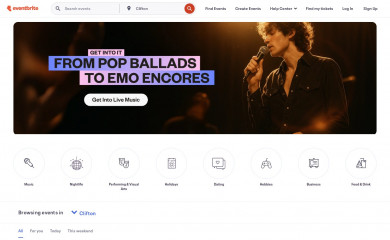 Eventbrite screenshot