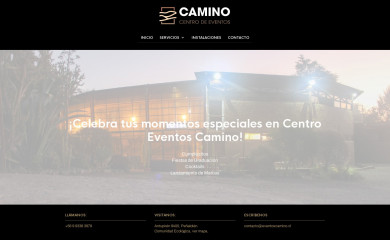 eventoscamino.cl screenshot