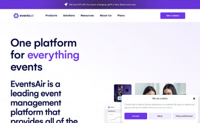eventsair.com screenshot