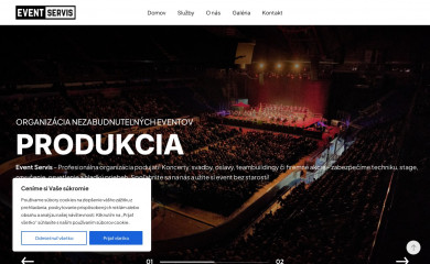 eventservis.sk screenshot