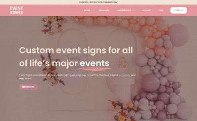eventsigns.com.au screenshot
