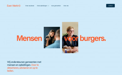 evenwerkt.nl screenshot