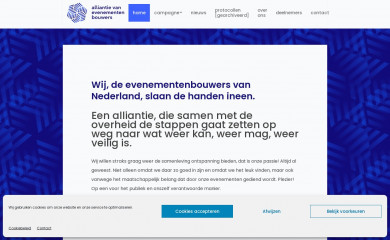 evenementenbouwers.org screenshot
