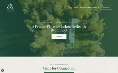 evensonheritagelodge.com screenshot