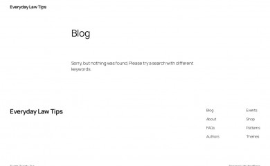 everydaylawtips.com screenshot