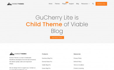 Ultra Lite Blog screenshot