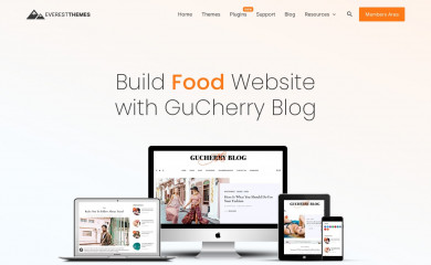 GuCherry Blog screenshot