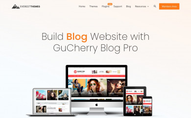 https://everestthemes.com/themes/gucherry-blog-pro/ screenshot