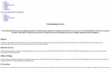 everestbroadband.com screenshot