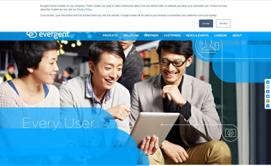 evergent.com screenshot