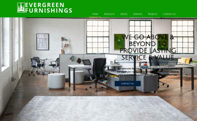 evergreenfurnishings.com screenshot