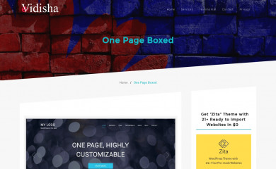 One Page Boxed screenshot