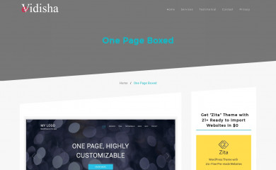 One Page Boxed screenshot