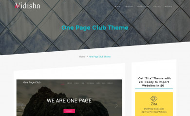 One Page Club screenshot