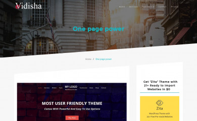 http://www.evidisha.com/one-page-power/ screenshot
