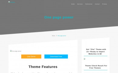 http://www.evidisha.com/one-page-power/ screenshot