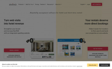 https://eviivo.com/ screenshot