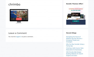 https://evisionthemes.com/product/chrimbo/ screenshot