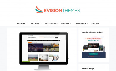 http://evisionthemes.com/product/onlinemag/ screenshot