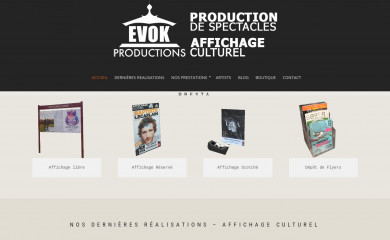 evokproductions.fr screenshot