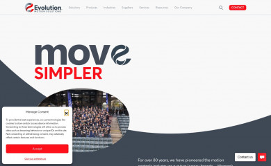 evolutionmotion.com screenshot