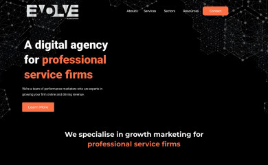 evolvemarketing.ie screenshot