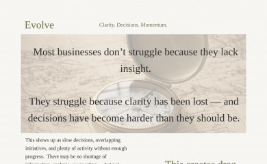 evolvebusiness.co.nz screenshot