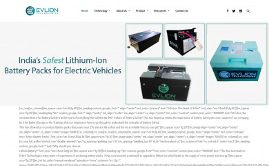 evliontechnologies.com screenshot