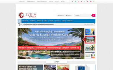 evrimhaber.com screenshot