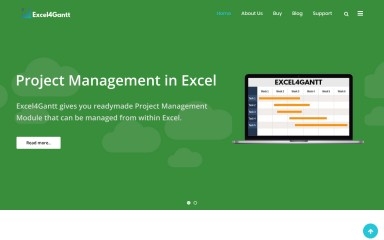 excel4gantt.com screenshot