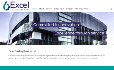 excelbuildingservicesltd.co.uk screenshot