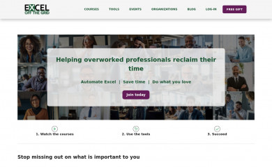 exceloffthegrid.com screenshot