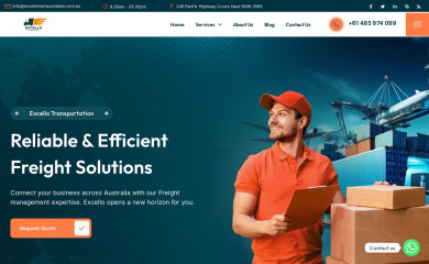 excellotransportation.com.au screenshot