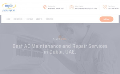 excellentacmaintenanceservices.com screenshot