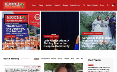 excelmagazineinternational.net screenshot