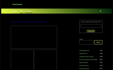excelunusual.com screenshot