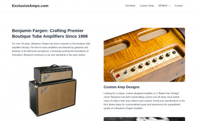exclusiveamps.com screenshot