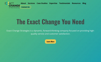 exactchangestrategies.com screenshot