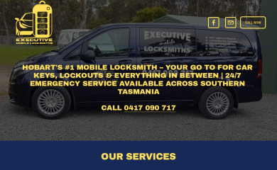 executivemobilelocksmiths.com screenshot