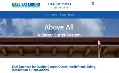 exelexteriors.ca screenshot