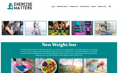 exercisematters.net screenshot