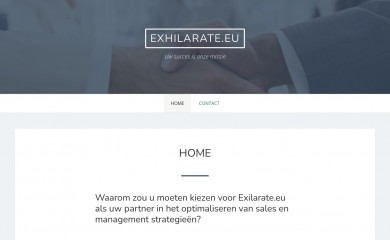 exhilarate.eu screenshot
