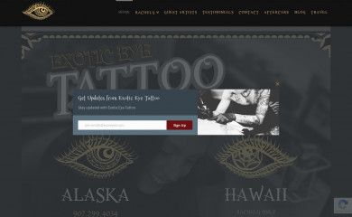 exoticeyetattoo.com screenshot