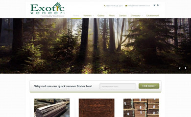 exotic-veneer.co.uk screenshot
