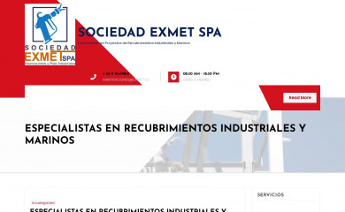 exmet.cl screenshot